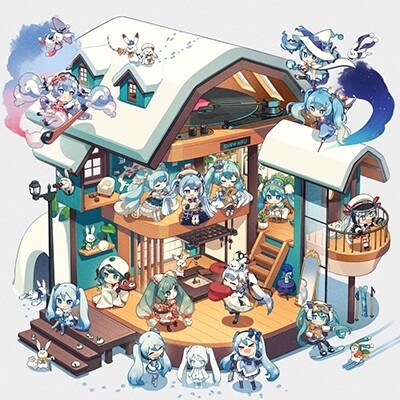 SNOW MIKU Theme Song Collection 黑胶